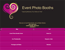 Tablet Screenshot of eventphotobooths.biz